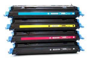 Four cartridges for laser printers